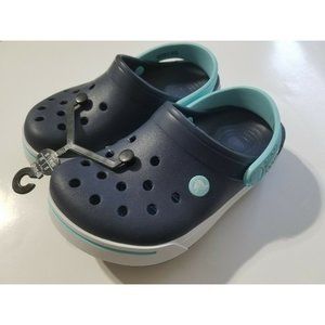 NEW Boys Baby Genuine Crocs Brand Shoes In Navy
